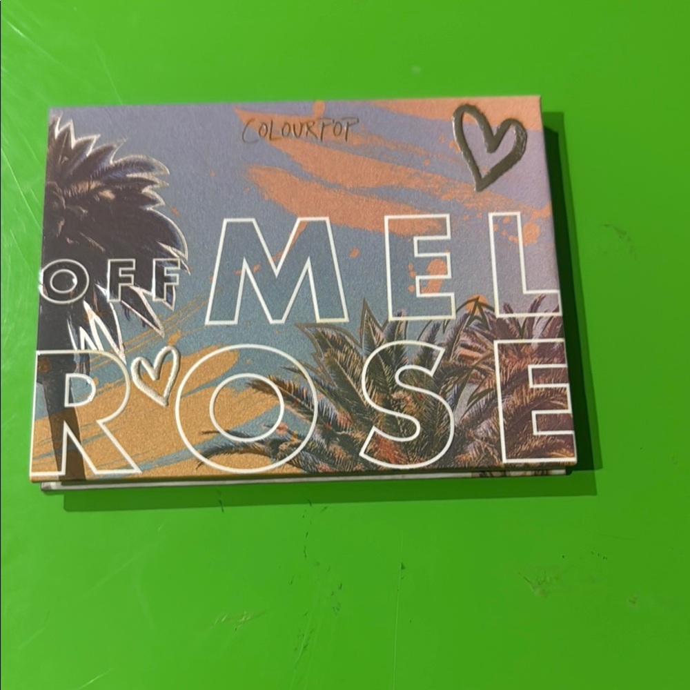 ColourPop Off Melrose Palette with Tropical Hues